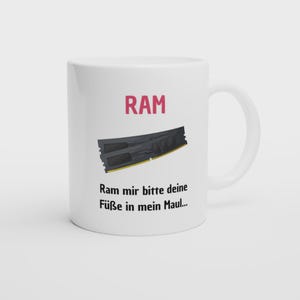 Ram mir bitte deine Füße - Tasse