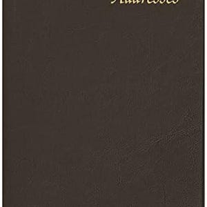 May include: A dark brown address book with the word "Addresses" in gold script. The cover has a textured appearance. The book is rectangular and appears to be closed.
