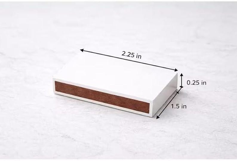 Matchbox Size In Inches 50-pack Small Matchboxes With Side Strike Strip, 15- 20 Wooden Matches ...