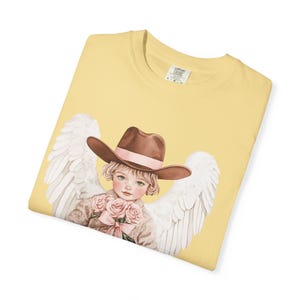 Western Cowgirl Angel Comfort Colors T-Shirt image 10