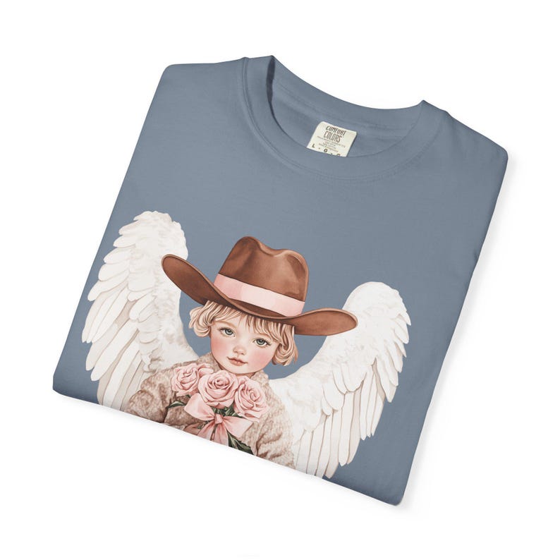 Western Cowgirl Angel Comfort Colors T-Shirt image 13