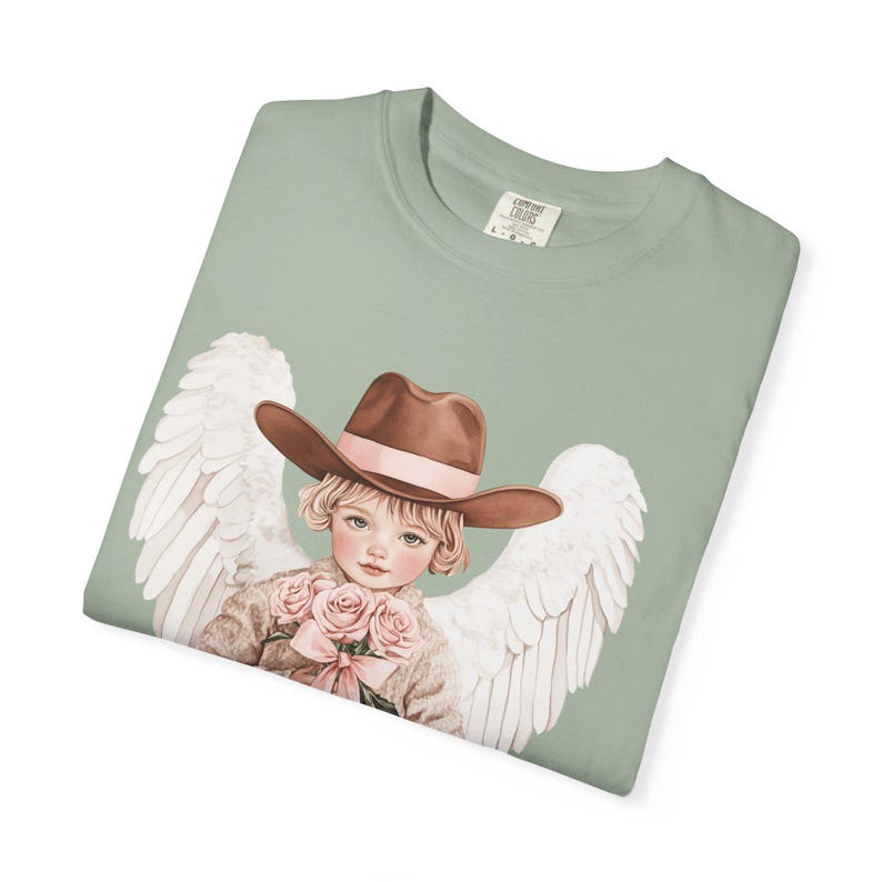 Western Cowgirl Angel Comfort Colors T-Shirt image 12