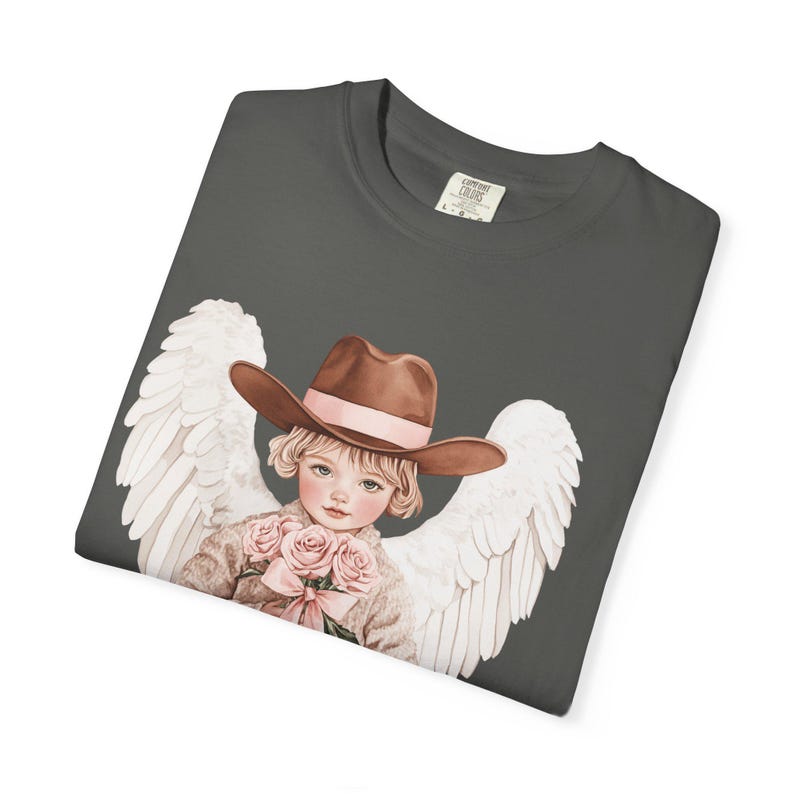 Western Cowgirl Angel Comfort Colors T-Shirt image 11