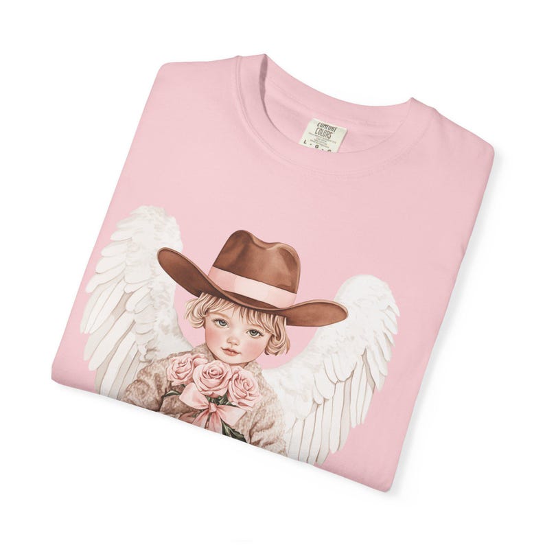 Western Cowgirl Angel Comfort Colors T-Shirt image 15