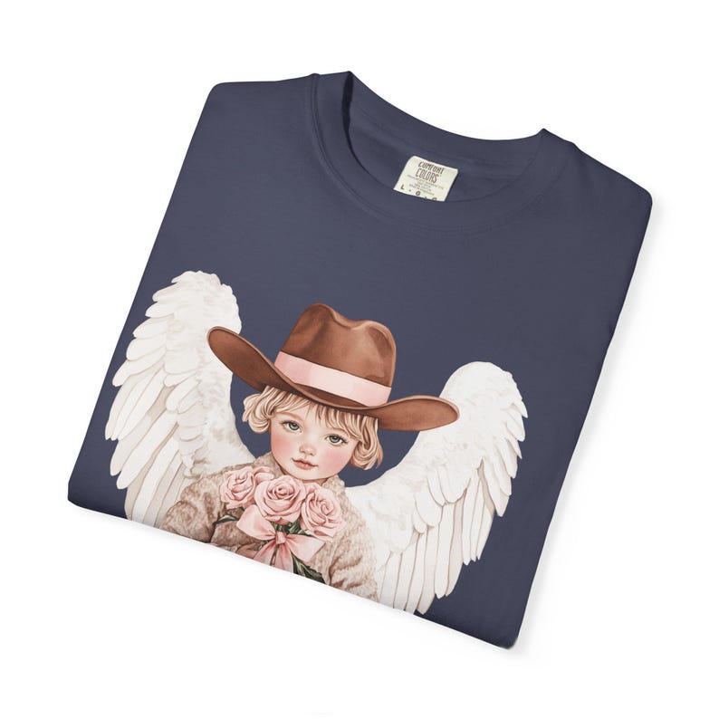 Western Cowgirl Angel Comfort Colors T-Shirt image 14
