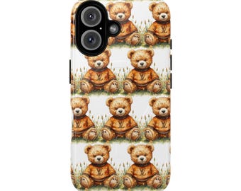 Teddy Bear Sweater Phone Case | Designer MagSafe Protection