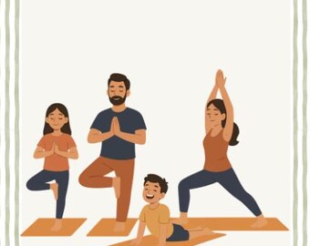 Mazzo di carte yoga per bambini