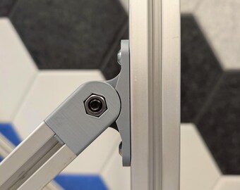 iMetrx 8 Stk 30x30 3-Wege-Eckwinkel Würfelverbinder Silber Aluprofil