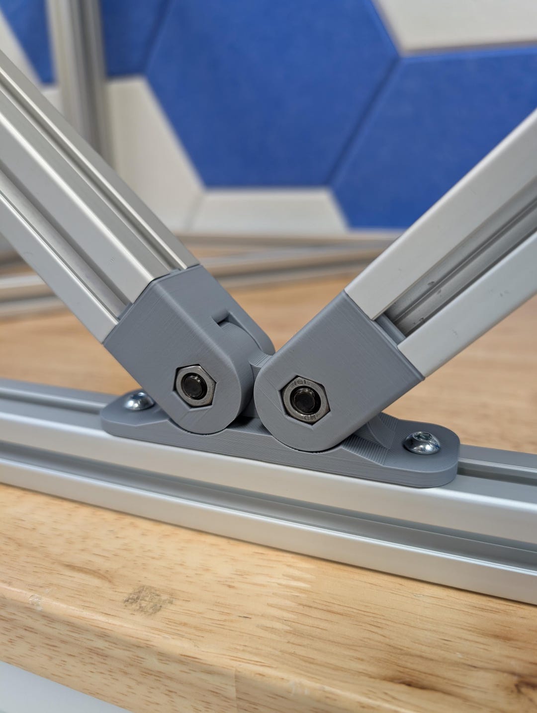 Double Node Inline Pivot - 8020 Adjustable Angle Bracket for Structural ...
