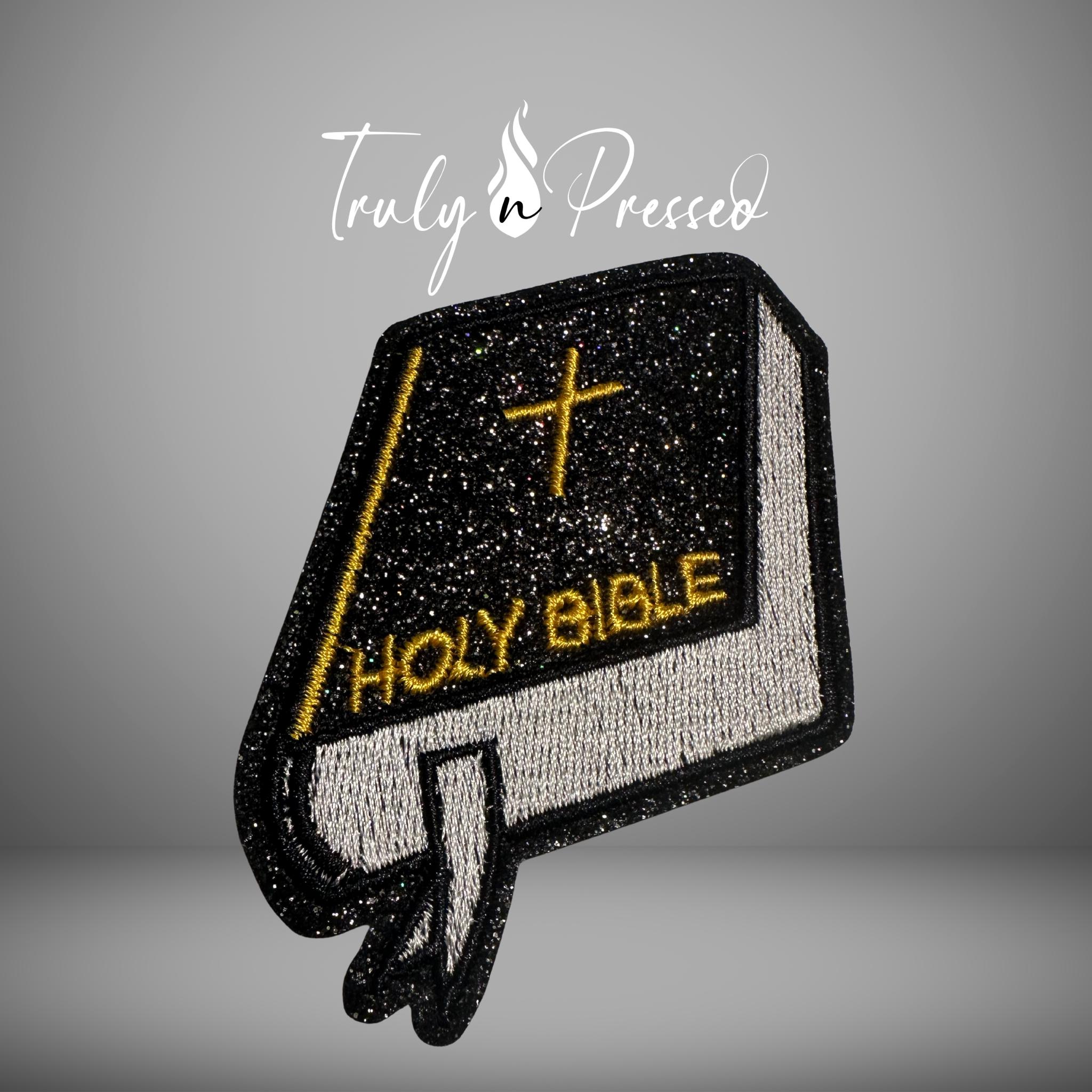 Holy Bible Iron-on Patches , Christian DIY, Embroidered Patch - Etsy