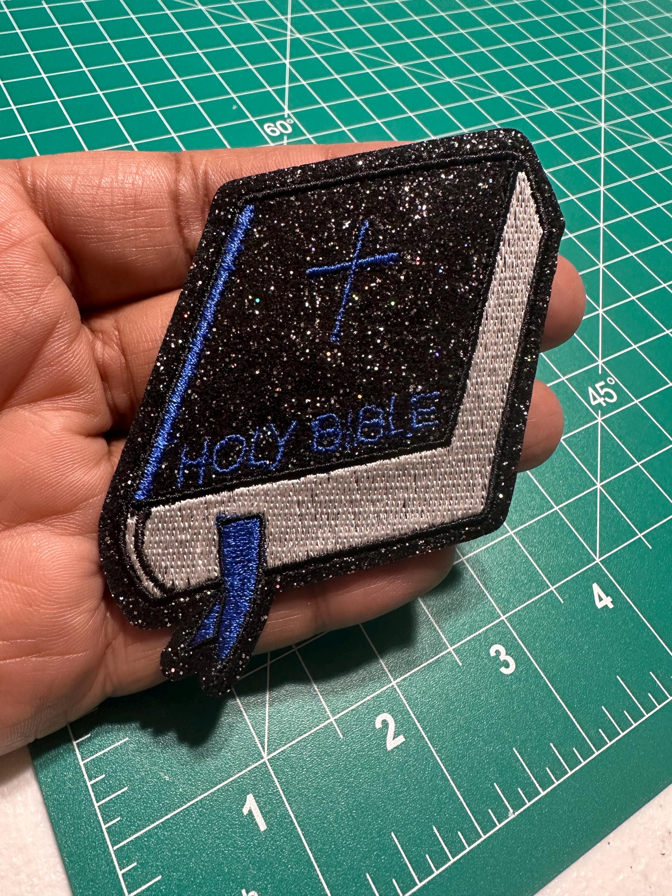 Holy Bible Iron-on Patches , Christian DIY, Embroidered Patch - Etsy