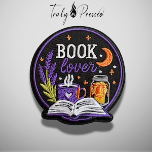 Book Lover Reading Iron-On Patch