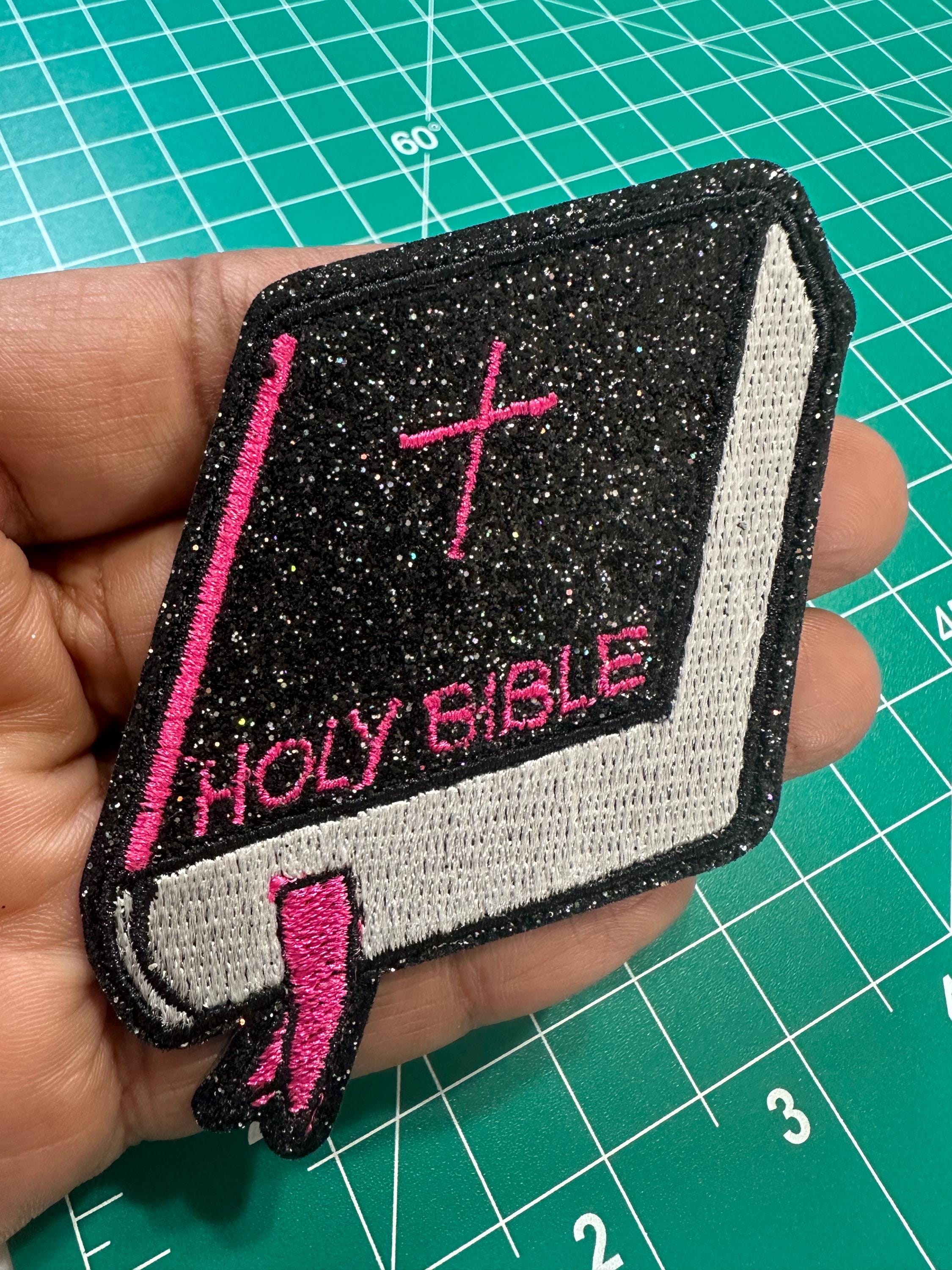 Holy Bible Iron-on Patches , Christian DIY, Embroidered Patch - Etsy
