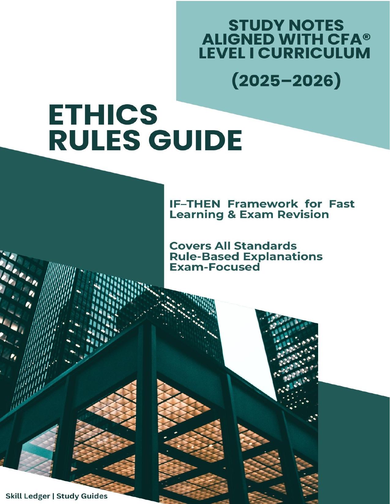 Cfa Level 1 Books - Etsy