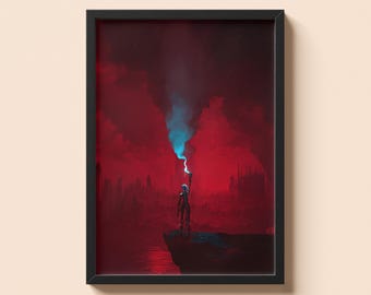 Jinx Arcane Poster | Arcane Jinx Wall Art | Gaming Anime Poster | Arcane Posters | Fantasy Film Poster Art
