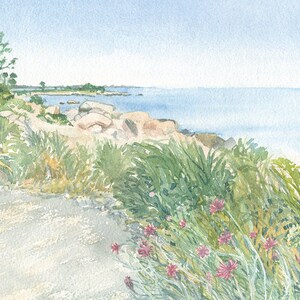 Hammonasett Beach State Park blank card or mini print
