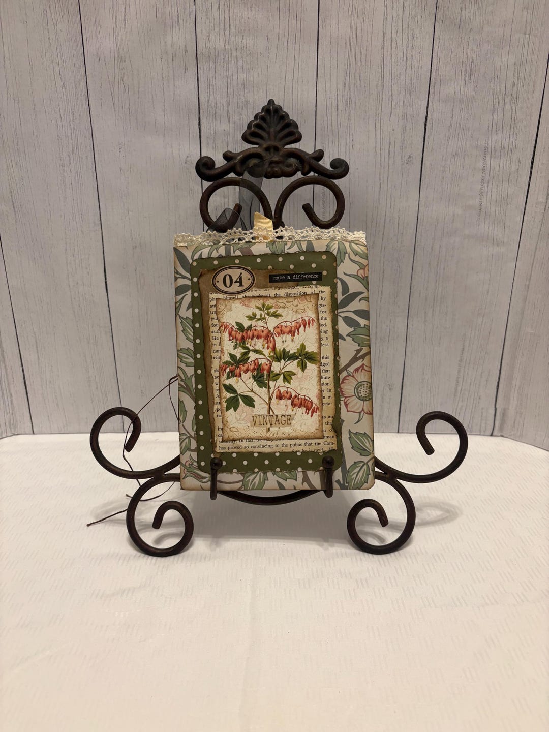 Vintage Garden Junk Journal - Etsy