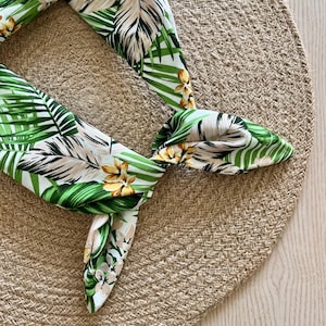 Tropical Palm Leaf Wired Headband