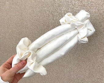 Duchess Satin Heatless Curls | Curling Ribbon | Ivory