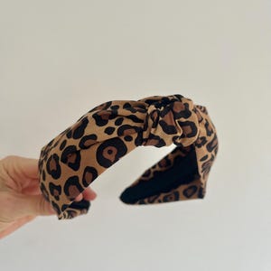 Leopard Print Knot Headband | Animal Print
