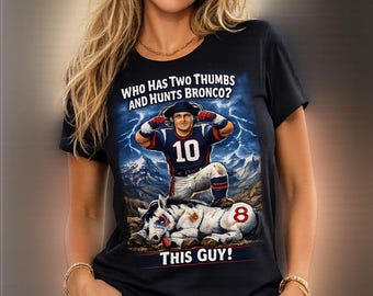 Game Day Football Fan T-Shirt | New England Inspired | Who Has Two Thumbs
