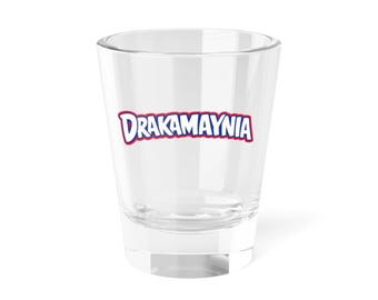 Drakamaynia Logo Shot Glass | 1.5oz Clear Glass