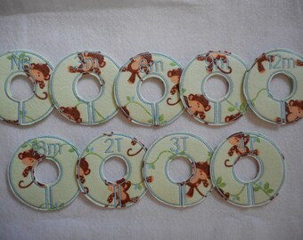 swinging monkey closet divider set