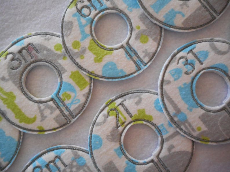 zoo animals closet divider set