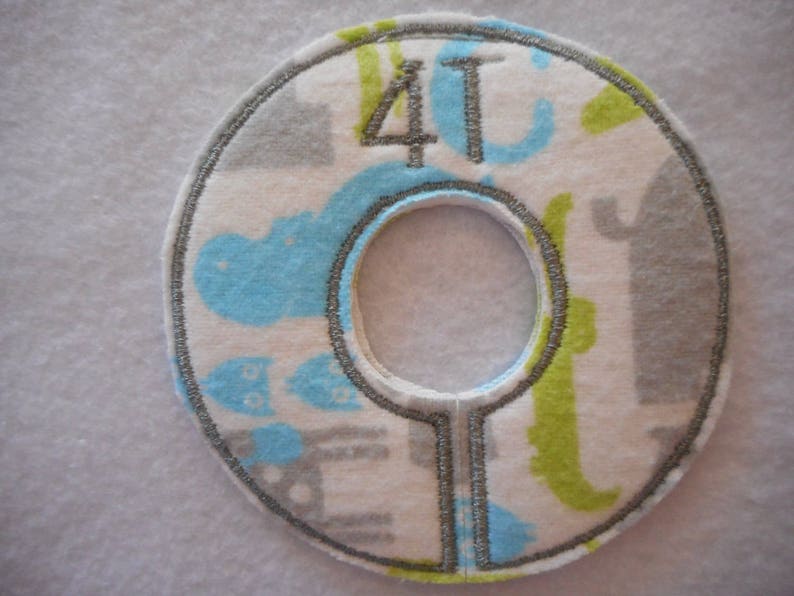 zoo animals closet divider set