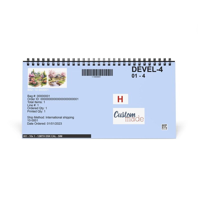 Watercolor Spring 2026 Desk Calendar, Floral Pastel Monthly Calendar ...