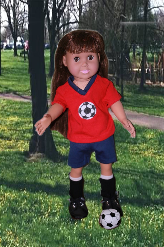 american girl doll soccer outfit