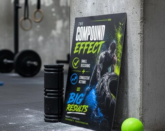 Set di poster motivazionali per il fitness, con citazioni per la palestra e stampe ispiratrici per l'allenamento (download digitale)