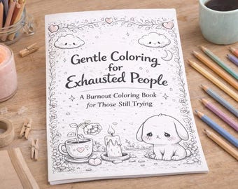 Livro de colorir para saúde mental e prevenção do burnout - Páginas terapêuticas imprimíveis para alívio do estresse e estratégias de enfrentamento.