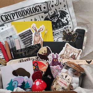 Cryptid Reader Box | Cozy Bookish Gift Box | Fantasy Reader Gift | Folklore Inspired Book Box | Whimsical Reading Accessories image 10