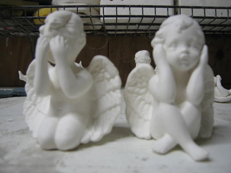 Choice one 3 Cherub Hear See speak No Evil Cherub Etsy