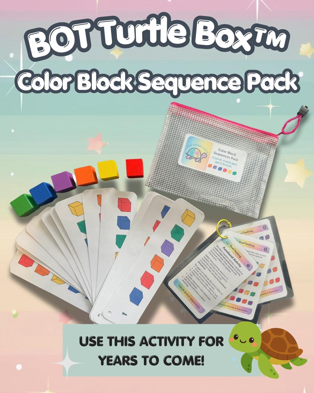 Color Block Sequencing Therapy Pack – Cognitive Skills, OT/PT/ST - Etsy