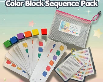 Color Block Sequencing Therapy Pack – Cognitive Skills, OT/PT/ST