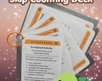 Executive Function Skip Counting Deck