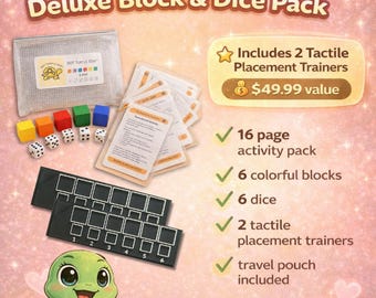 Block & Dice Cognitive Activity Pack – OT/ST/PT Therapy Tool