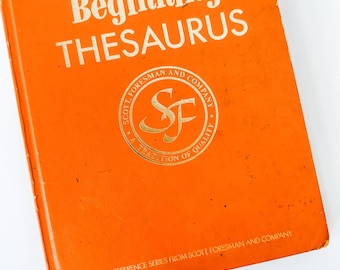 Vintage Beginning Thesaurus Book