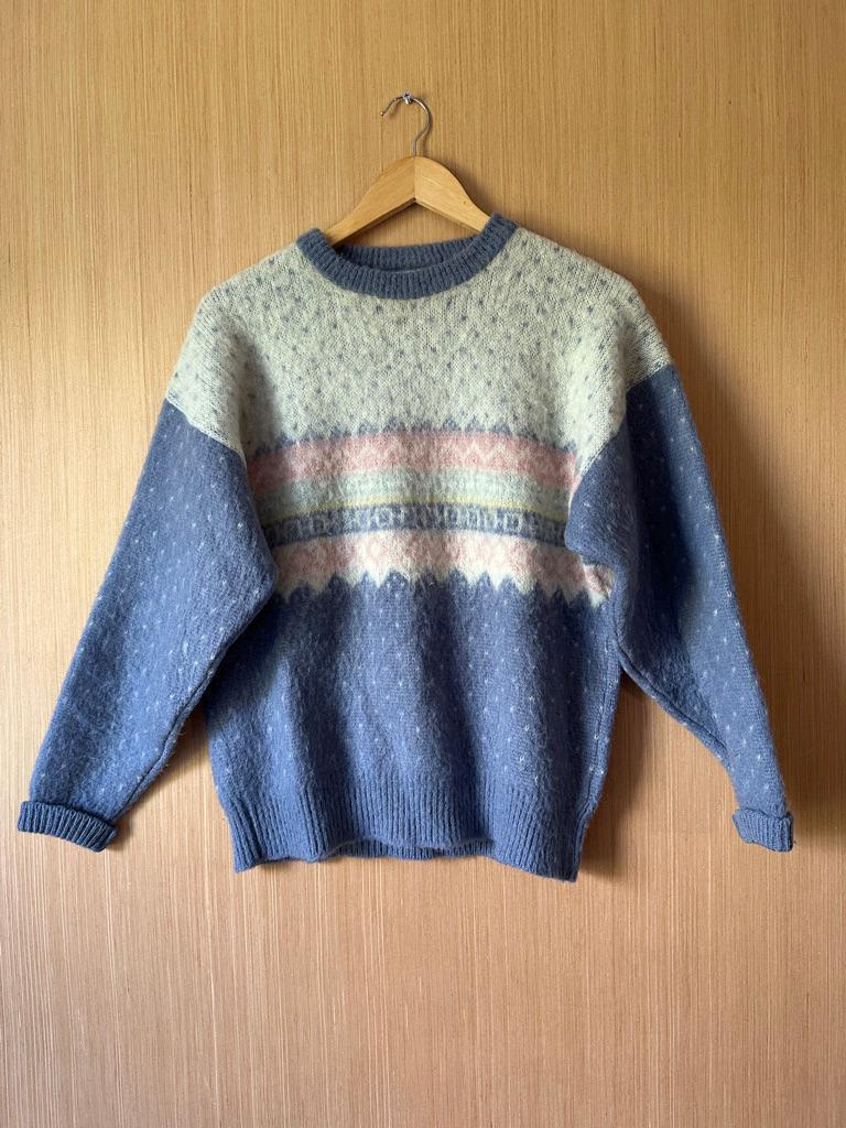 Vtg Samband of Iceland Wool Pastel Sweater - Etsy