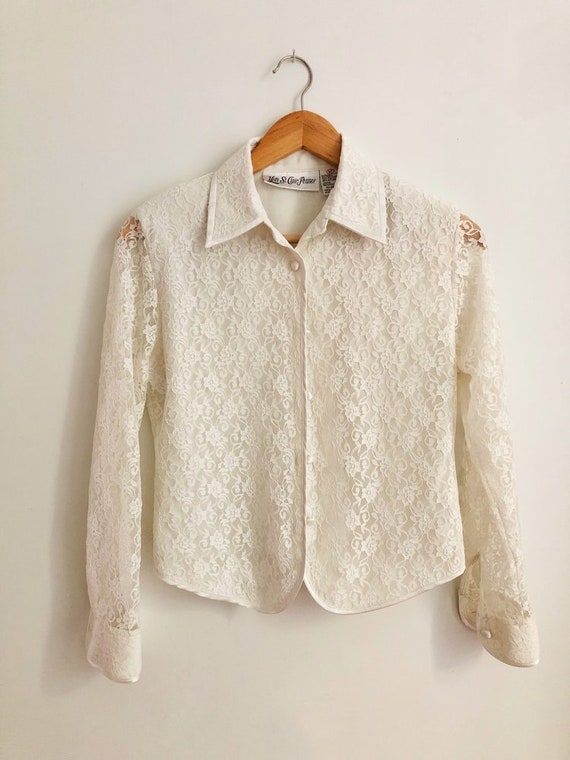 80's lace jacket - image 8