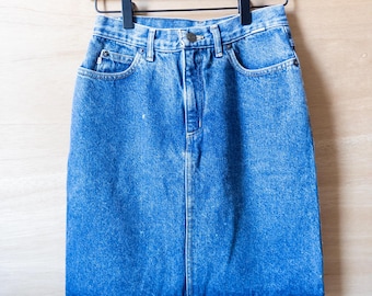 VTG Esprit Denim Pencil skirt