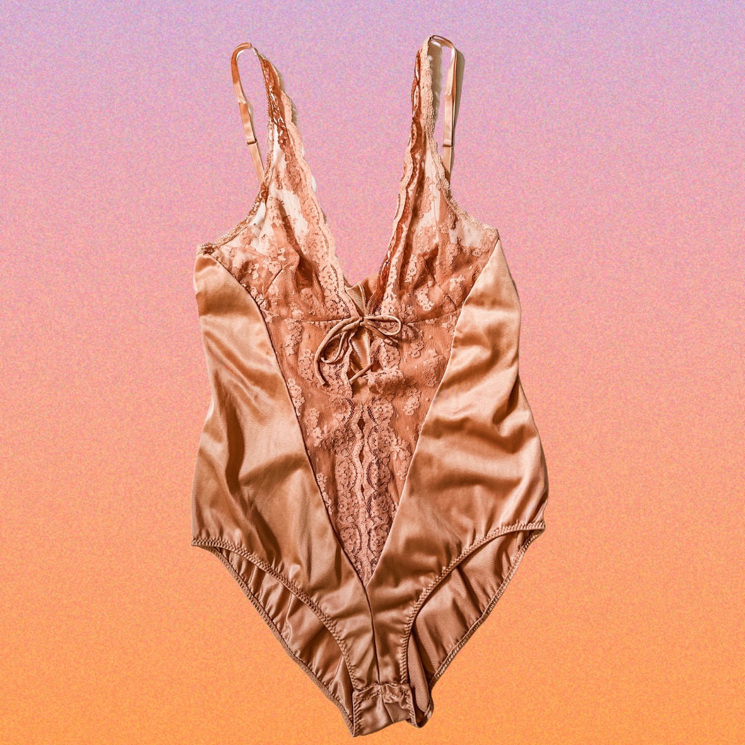 Vintage JCPENNEY Lingerie Bodysuit Etsy