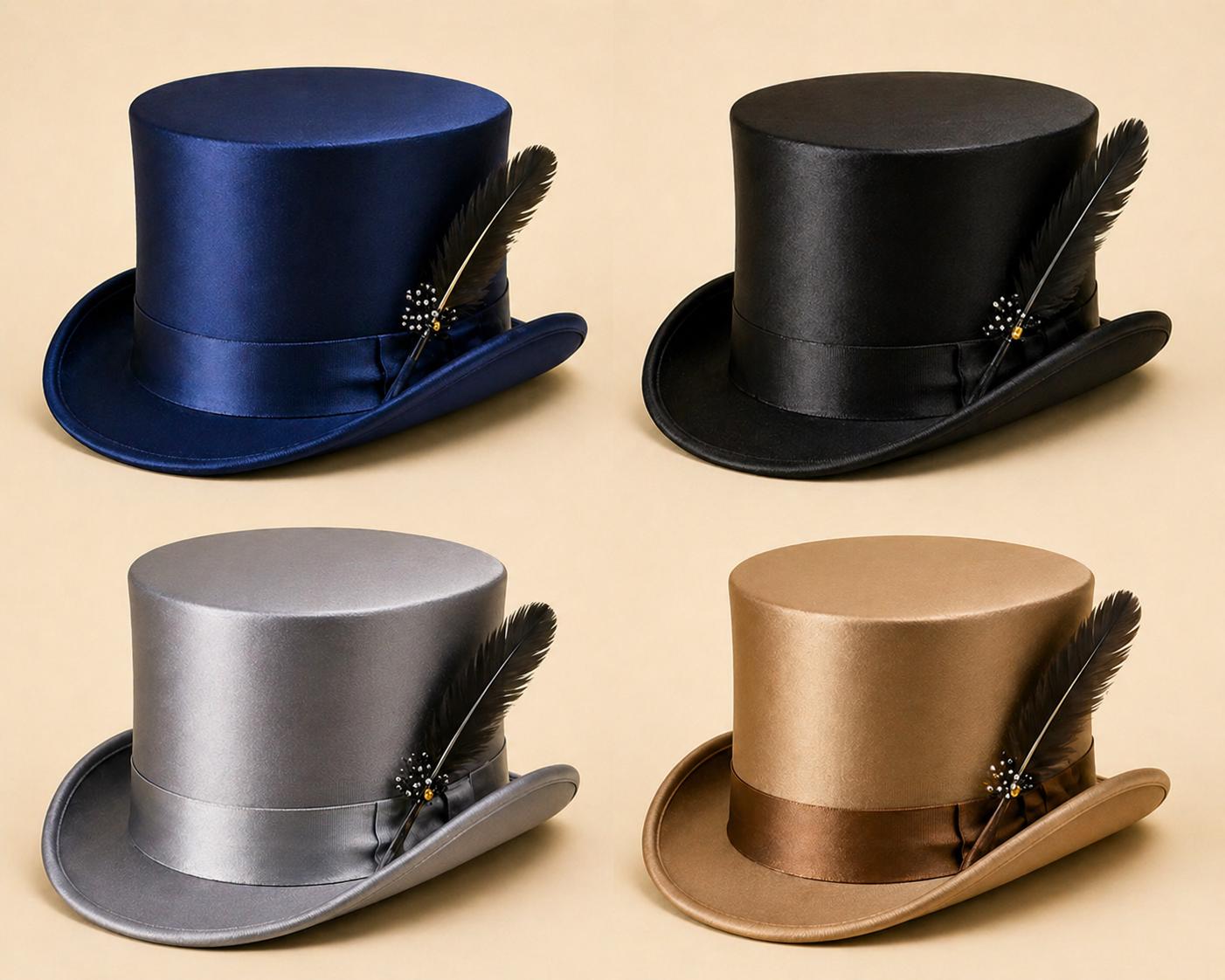 Silk Blend Top Hat for Men Modern Formal Wedding Party Classic Style - Etsy