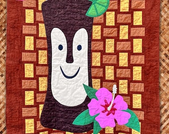 Tiki Bob Quilt Blanket