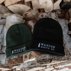 Wander North Co. Cuffed Beanie | Minnesota Lake Superior Winter Hat
