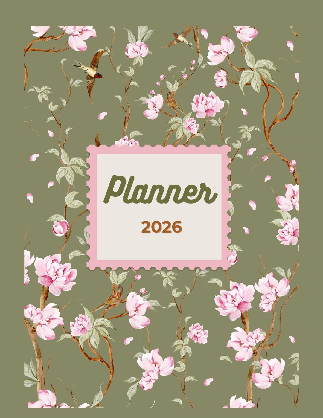 2026 Floral Digital Planner/weekly and Monthly Planner Pdf/printable ...