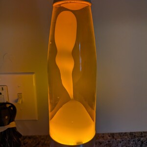 Lava Lite ヴィンテージ Vintage 1998 Lava Lite Lamp Original Midnight Series Clear Liquid