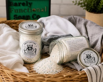 Handmade Laundry Detergent Powder | Simple Ingredients, Vacuum Sealed Refill